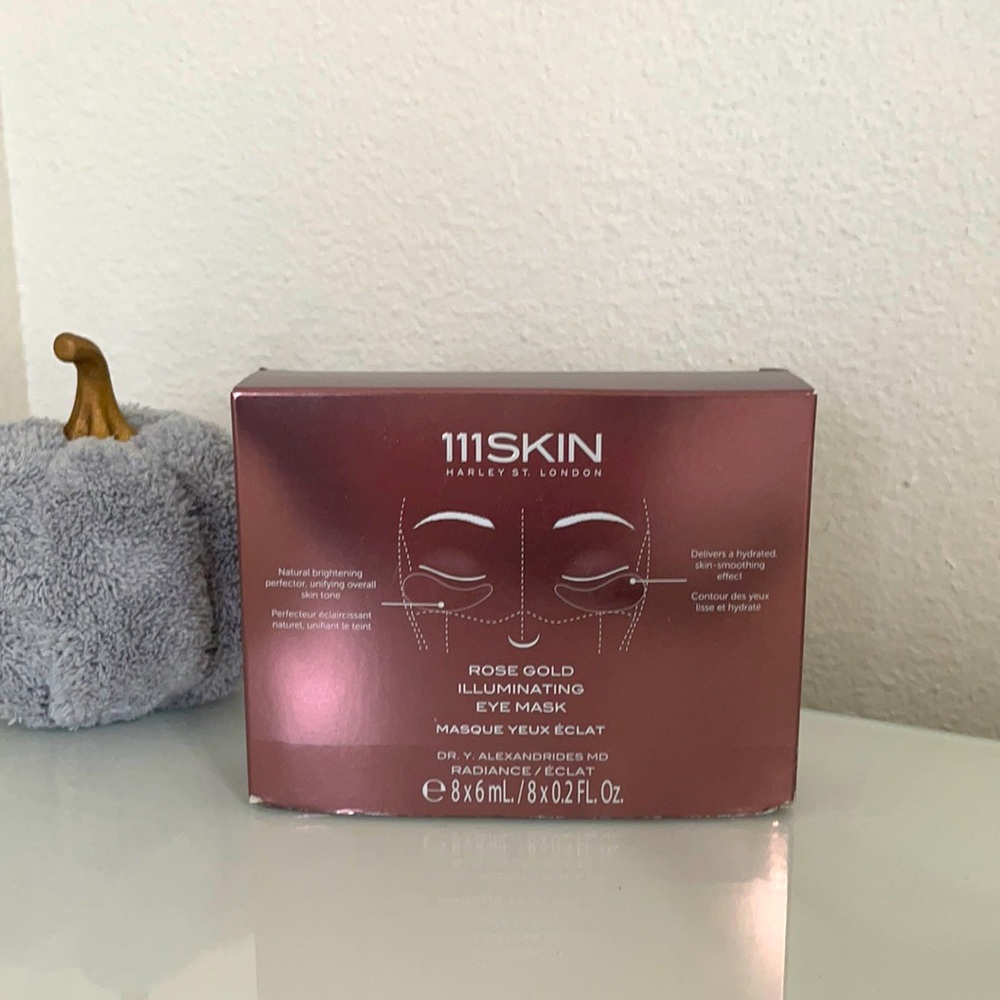 111SKIN Rose Gold Illuminating Eye Mask Set Of 8